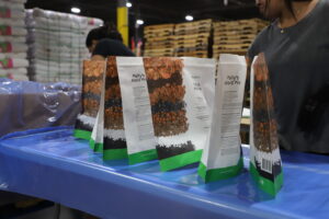 veryplants' product, Molly's aroid mix, getting packaged and filled for Amazon FBA prep by Acción Performance team.