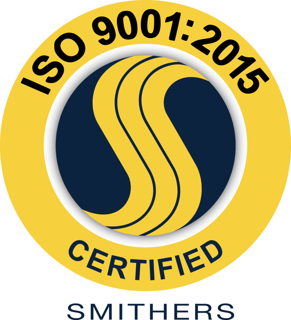 Acción Performance's Quality Management System is certified to ISO 9001:2015 by Smithers Quality Assessments